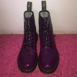 Size 8 purple Doc Martens